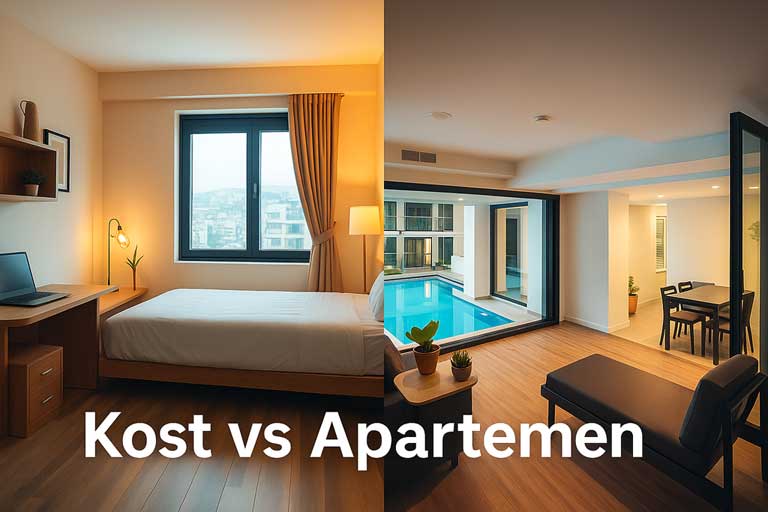 Kost vs Apartemen: Mana Pilihan yang Lebih Hemat untuk Mahasiswa dan Karyawan?