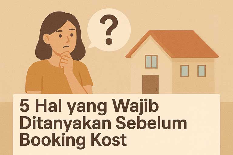 5 Hal yang Wajib Ditanyakan Sebelum Booking Kost
