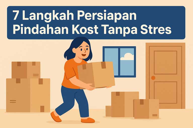 7 Langkah Persiapan Pindahan Kost Tanpa Stres