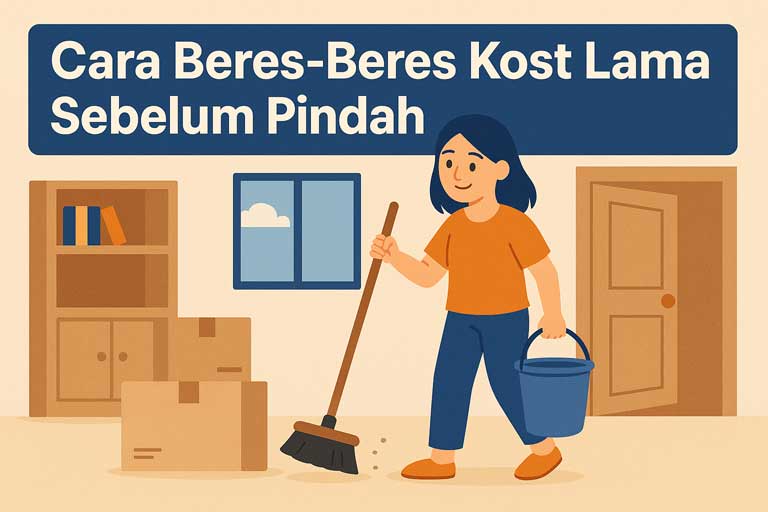 Cara Beres-Beres Kost Lama Sebelum Pindah