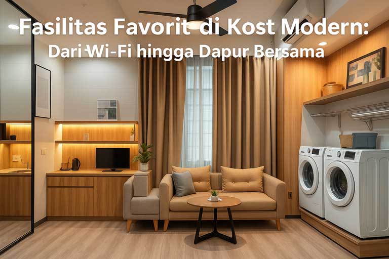 Fasilitas Favorit di Kost Modern: Dari Wi-Fi hingga Dapur Bersama