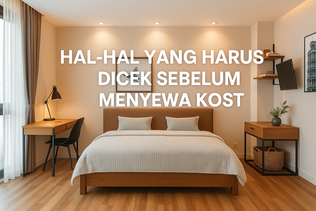 Hal-Hal yang Harus Dicek Sebelum Menyewa Kost