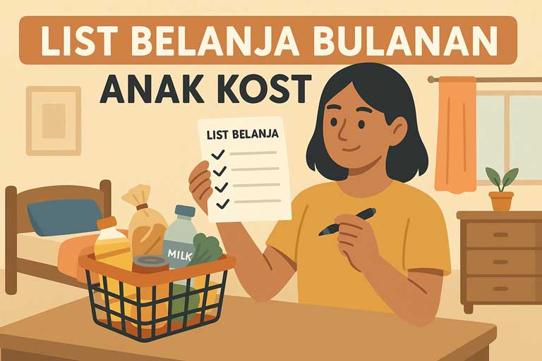 List Belanja Bulanan Anak Kost: Hemat, Praktis, dan Lengkap