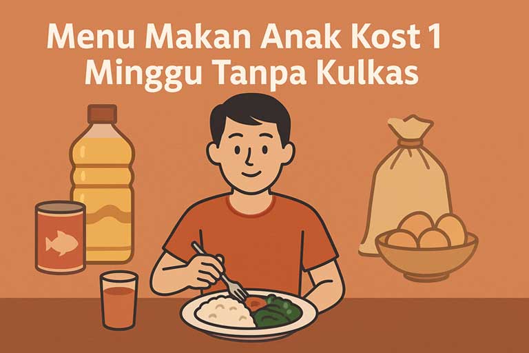 Menu Makan Anak Kost 1 Minggu Tanpa Kulkas: Hemat, Praktis, dan Tetap Sehat