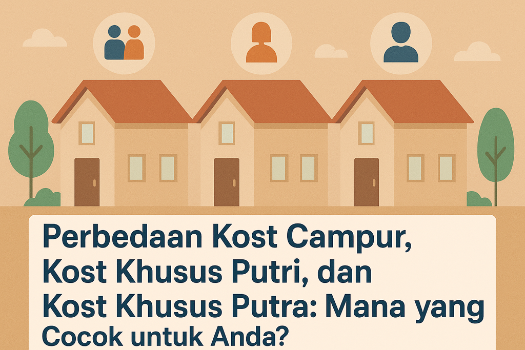 Perbedaan Kost Campur, Kost Khusus Putri, dan Kost Khusus Putra: Mana yang Cocok untuk Anda?