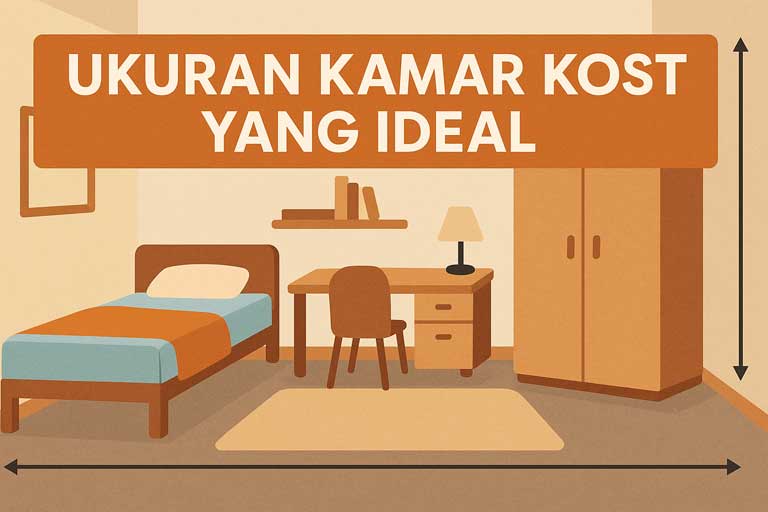 Ukuran Kamar Kost yang Ideal: Seberapa Luas yang Kamu Butuhkan?