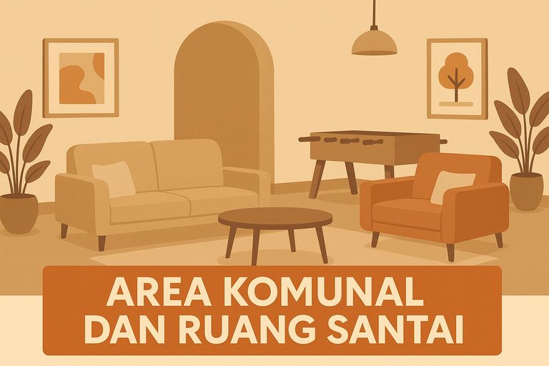 Area Komunal dan Ruang Santai: Fasilitas Kost untuk Sosialisasi dan Refreshing