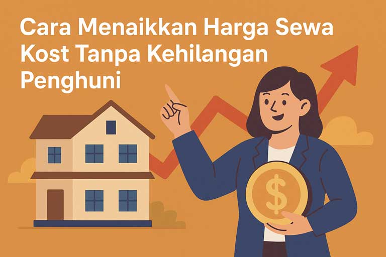 Cara Menaikkan Harga Sewa Kost Tanpa Kehilangan Penghuni