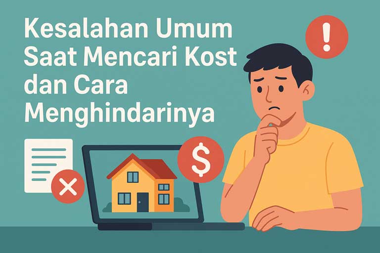 Kesalahan Umum Saat Mencari Kost dan Cara Menghindarinya