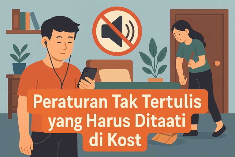 Peraturan Tak Tertulis yang Harus Ditaati di Kost